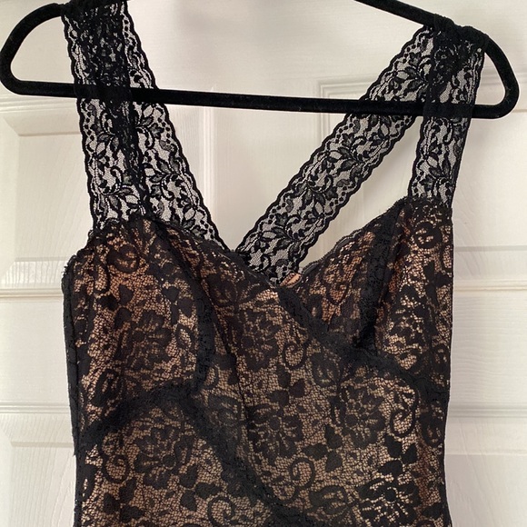 RARE NWOT Nicole Miller | Black Lace Mini Dress | Small - Picture 4 of 10